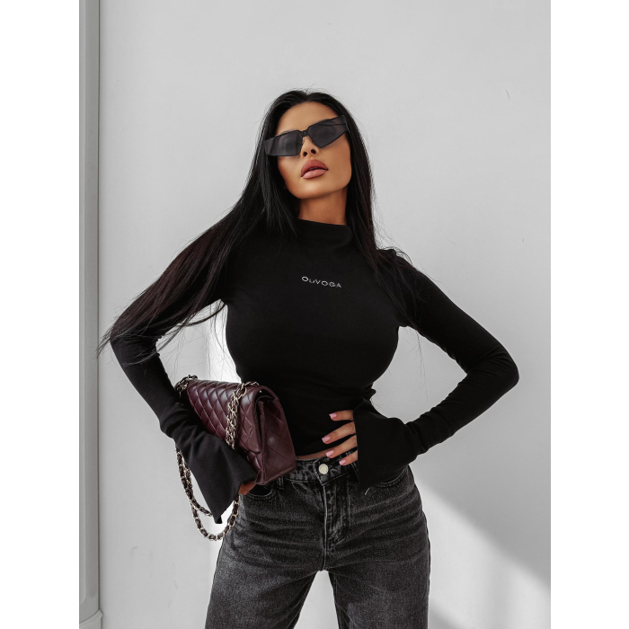 BLUZKA GOLF OLAVOGA AUTUMN HUG BLACK