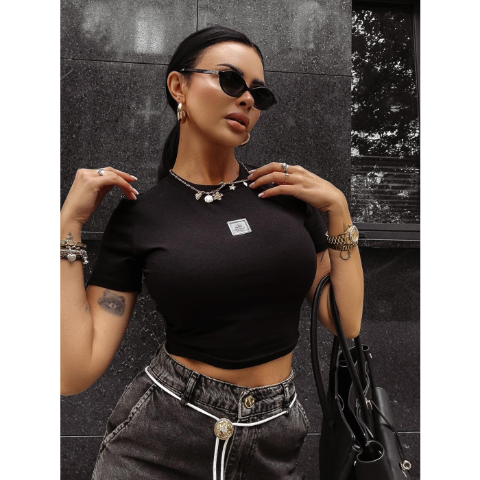 BLUZKA TOP OLAVOGA INKED BLACK