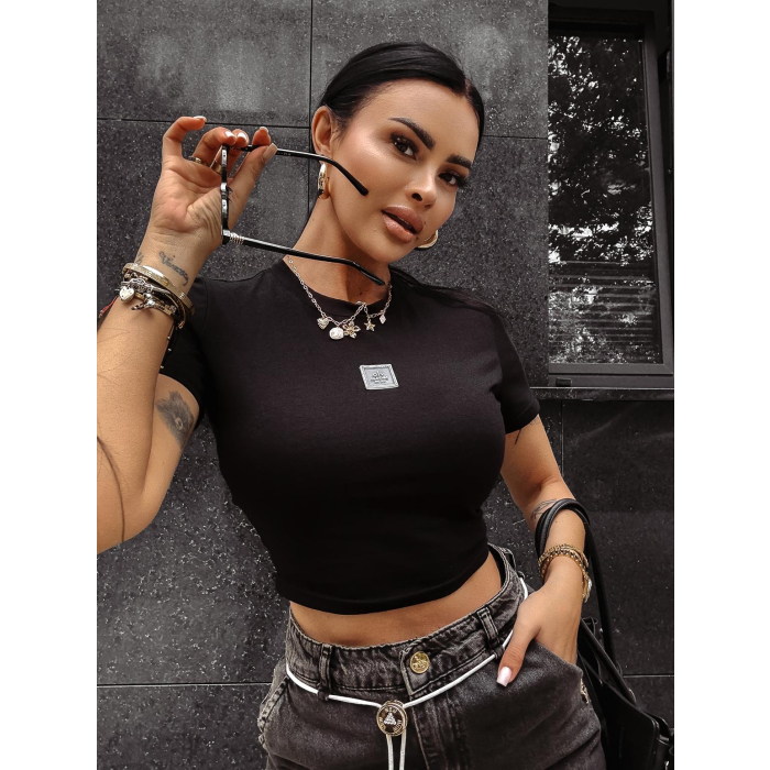 BLUZKA TOP OLAVOGA INKED BLACK