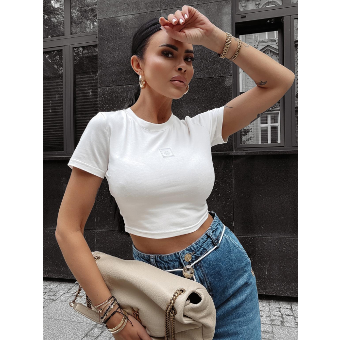 BLUZKA TOP OLAVOGA INKED ECRU
