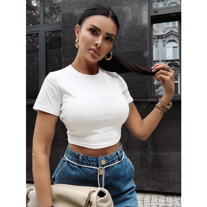 BLUZKA TOP OLAVOGA INKED ECRU