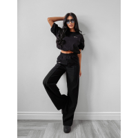 BLUZKA TOP T-SHIRT OLAVOGA AUTUMN WHISPER TOP BLACK