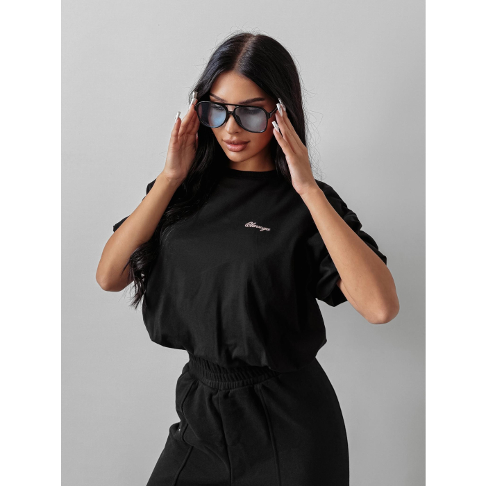 BLUZKA TOP T-SHIRT OLAVOGA AUTUMN WHISPER TOP BLACK