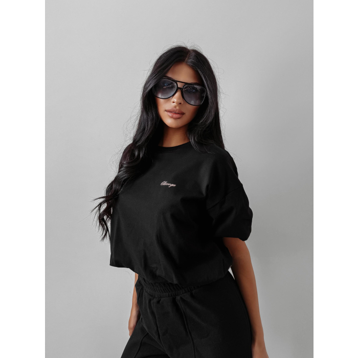 BLUZKA TOP T-SHIRT OLAVOGA AUTUMN WHISPER TOP BLACK