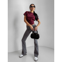 BLUZKA T-SHIRT DAMSKI OLAVOGA SUBTLE BURGUND