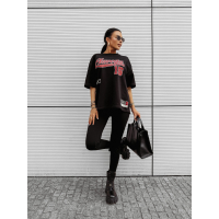 BLUZKA T-SHIRT DAMSKI OVERSIZE OLAVOGA BULLYS BLACK