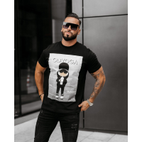 BLUZKA T-SHIRT MĘSKI OLAVOGA MEN BALMA BLACK