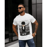 BLUZKA T-SHIRT MĘSKI OLAVOGA MEN BALMA ECRU