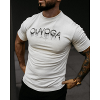 BLUZKA T-SHIRT MĘSKI OLAVOGA MEN CUON BEIGE