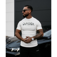 BLUZKA T-SHIRT MĘSKI OLAVOGA MEN CUON ECRU