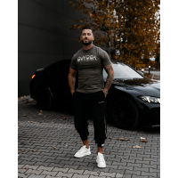 BLUZKA T-SHIRT MĘSKI OLAVOGA MEN CUON GRAFIT