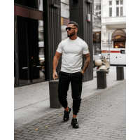 BLUZKA T-SHIRT MĘSKI OLAVOGA MEN FLYRAIC ECRU