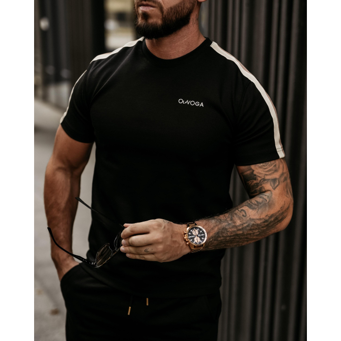 BLUZKA T-SHIRT MĘSKI OLAVOGA MEN FLYRAIC BLACK