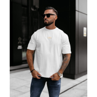 BLUZKA T-SHIRT MĘSKI OLAVOGA MEN GOLDEN ECRU