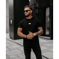 BLUZKA T-SHIRT MĘSKI OLAVOGA MEN GOLDEN BLACK