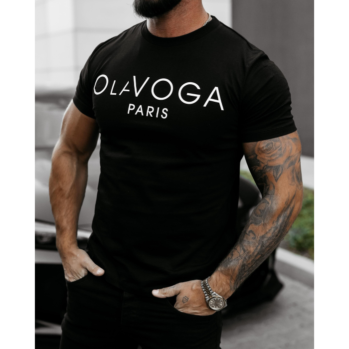 BLUZKA T-SHIRT MĘSKI OLAVOGA MEN KOBRA BLACK