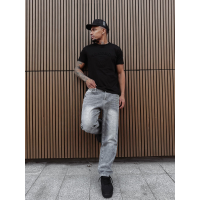 BLUZKA T-SHIRT MĘSKI OLAVOGA MEN RAVEN BLACK