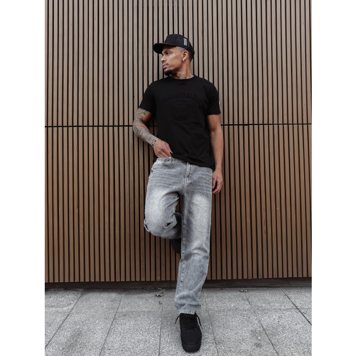 BLUZKA T-SHIRT MĘSKI OLAVOGA MEN RAVEN BLACK