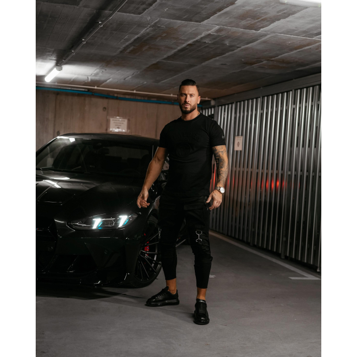 BLUZKA T-SHIRT MĘSKI OLAVOGA MEN RAVEN BLACK