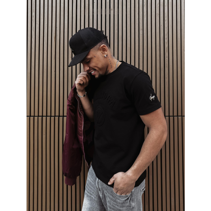 BLUZKA T-SHIRT MĘSKI OLAVOGA MEN RAVEN BLACK