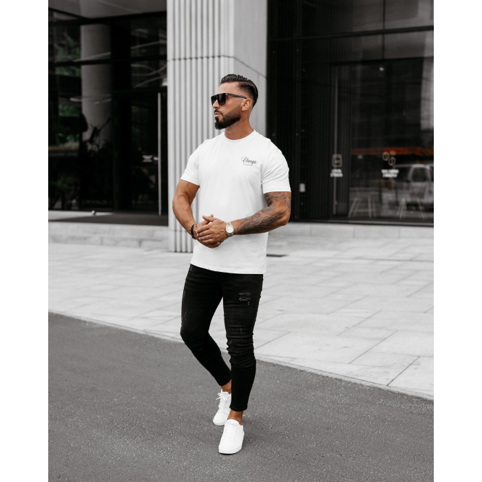 BLUZKA T-SHIRT MĘSKI OLAVOGA MEN SORO BREEZE ECRU
