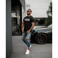 BLUZKA T-SHIRT MĘSKI OLAVOGA MEN ZOAN GRAFIT