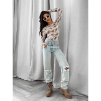 BODY DAMSKIE OLAVOGA MISTY FOREST BEIGE