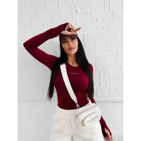 BODY DAMSKIE OLAVOGA NOMA BURGUND