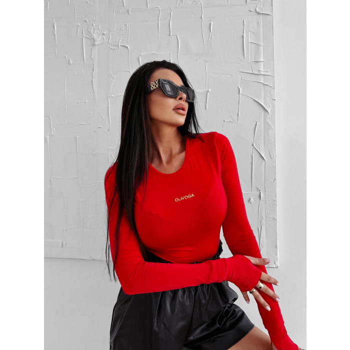 BODY DAMSKIE OLAVOGA NOMA RED