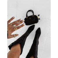 BUTY DAMSKIE KOZAKI KOWBOJKI OLAVOGA SHOES POINT BLACK