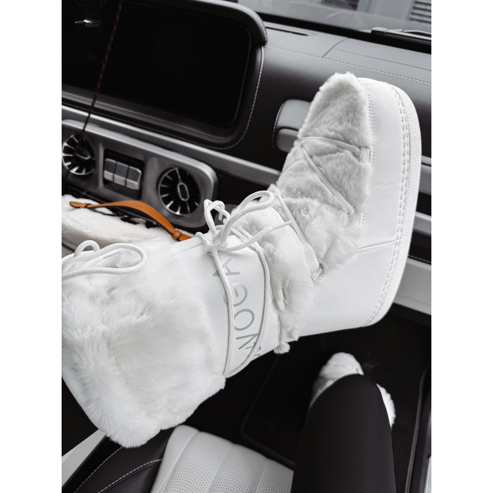 BUTY DAMSKIE ŚNIEGOWCE MOON OLAVOGA SHOES WENUS WHITE