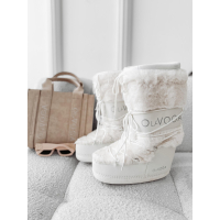 BUTY DAMSKIE ŚNIEGOWCE MOON OLAVOGA SHOES WENUS WHITE