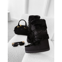 BUTY DAMSKIE ŚNIEGOWCE MOON OLAVOGA SHOES WENUS BLACK