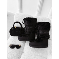 BUTY DAMSKIE ŚNIEGOWCE MOON OLAVOGA SHOES WENUS BLACK