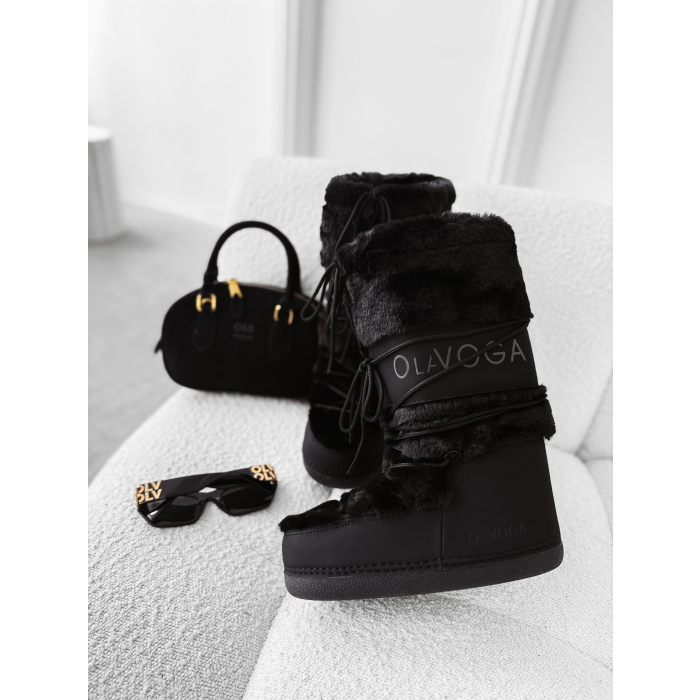 BUTY DAMSKIE ŚNIEGOWCE MOON OLAVOGA SHOES WENUS BLACK