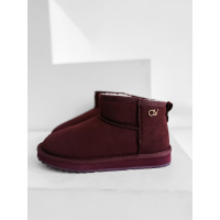 BUTY DAMSKIE ŚNIEGOWCE OLAVOGA SHOES CRUSHY II BORDO