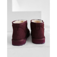 BUTY DAMSKIE ŚNIEGOWCE OLAVOGA SHOES CRUSHY II BORDO
