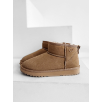 BUTY DAMSKIE ŚNIEGOWCE OLAVOGA SHOES CRUSHY II BEIGE