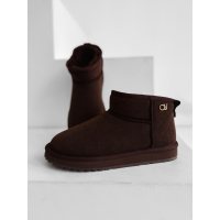 BUTY DAMSKIE ŚNIEGOWCE OLAVOGA SHOES CRUSHY II BROWN