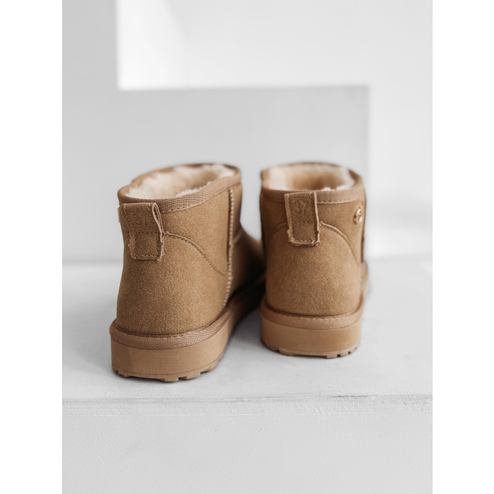 BUTY DAMSKIE ŚNIEGOWCE OLAVOGA SHOES CRUSHY II BEIGE