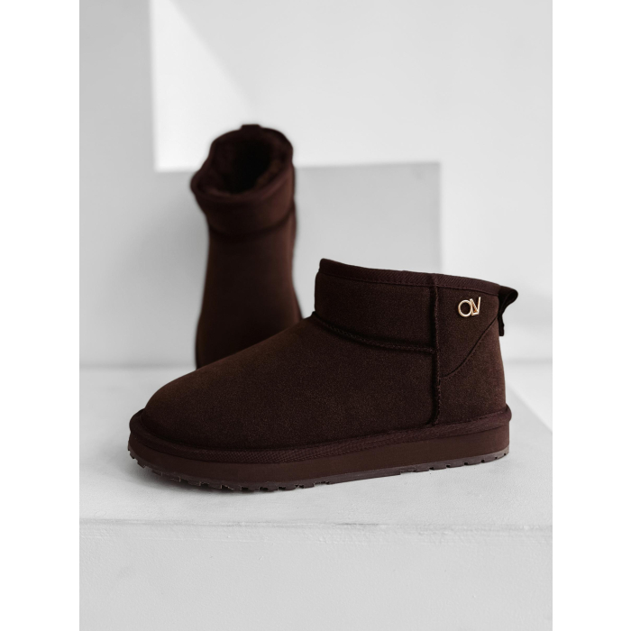 BUTY DAMSKIE ŚNIEGOWCE OLAVOGA SHOES CRUSHY II BROWN