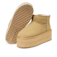 BUTY DAMSKIE ŚNIEGOWCE OLAVOGA SHOES MISTY BEIGIE