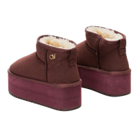 BUTY DAMSKIE ŚNIEGOWCE OLAVOGA SHOES MISTY BURGUND