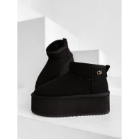 BUTY DAMSKIE ŚNIEGOWCE OLAVOGA SHOES MISTY BLACK