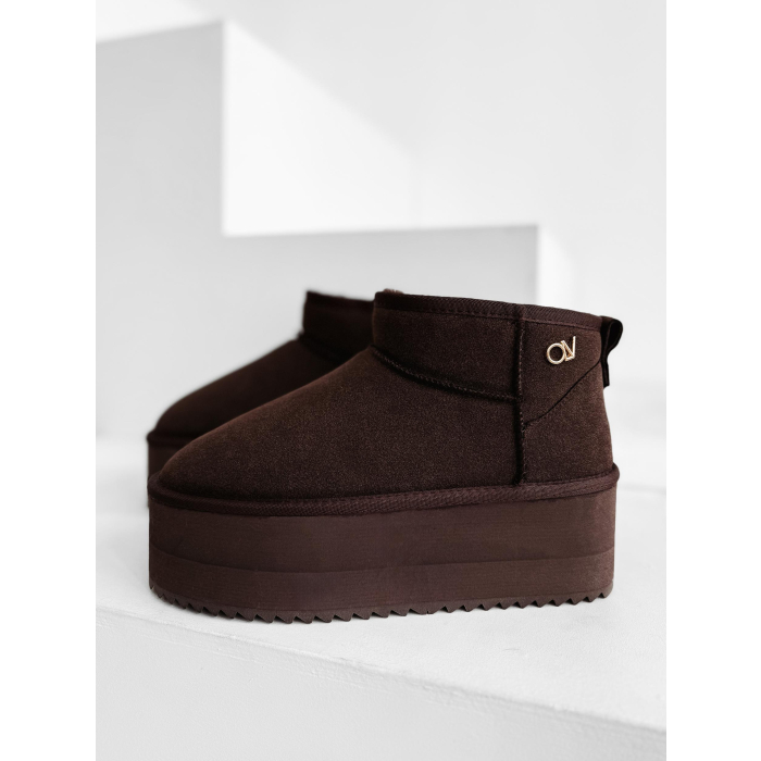 BUTY DAMSKIE ŚNIEGOWCE OLAVOGA SHOES MISTY BROWN