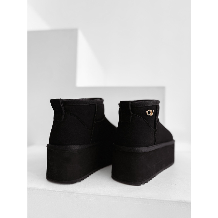 BUTY DAMSKIE ŚNIEGOWCE OLAVOGA SHOES MISTY BLACK