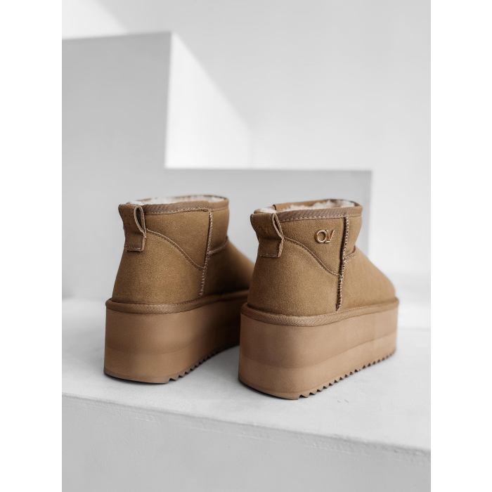 BUTY DAMSKIE ŚNIEGOWCE OLAVOGA SHOES MISTY BEIGIE