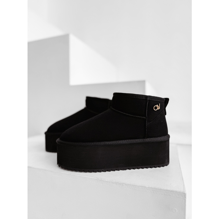 BUTY DAMSKIE ŚNIEGOWCE OLAVOGA SHOES MISTY BLACK