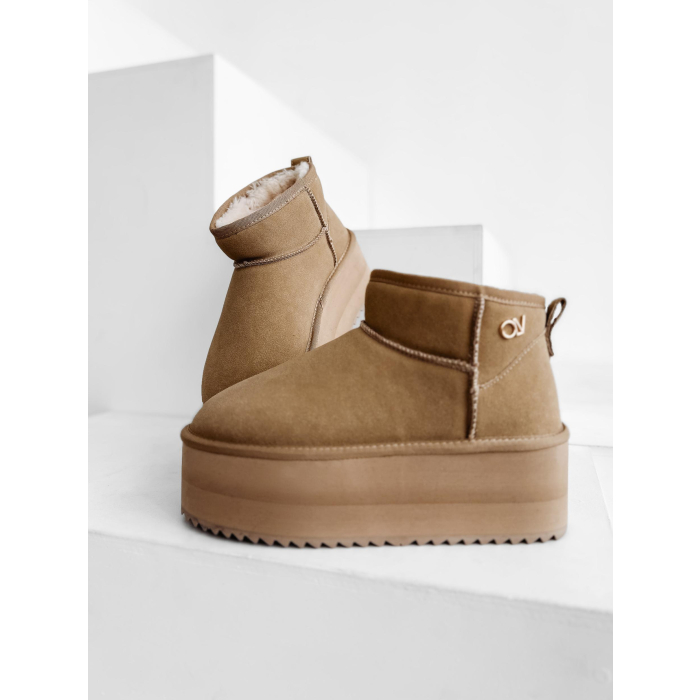 BUTY DAMSKIE ŚNIEGOWCE OLAVOGA SHOES MISTY BEIGIE