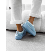 BUTY DAMSKIE ŚNIEGOWCE SLIP-ON OLAVOGA SHOES CUSIE BABY BLUE